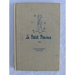 Le Petit Prince Antoine de Saint-Exupery 1946 HC Educational Edition French